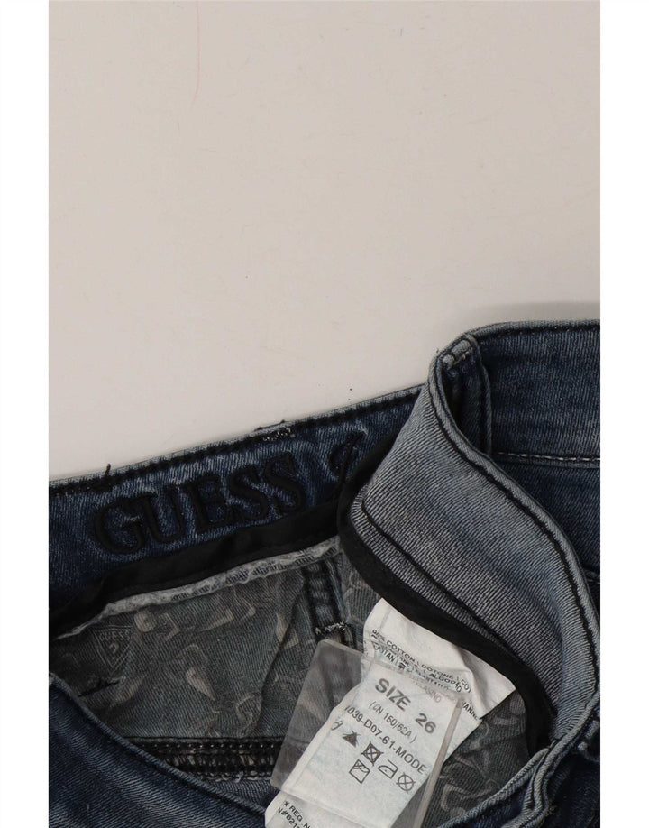 Jeans slim da donna Guess W26 L34 cotone blu