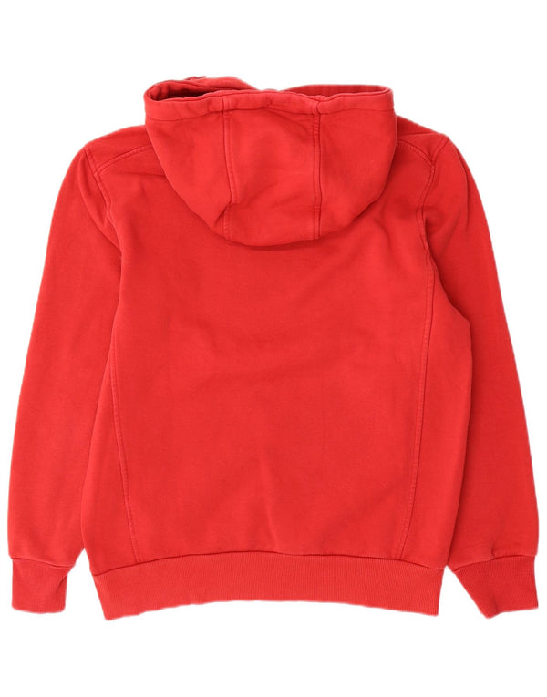 Maglione con cappuccio grafico da uomo GAS in cotone rosso medio