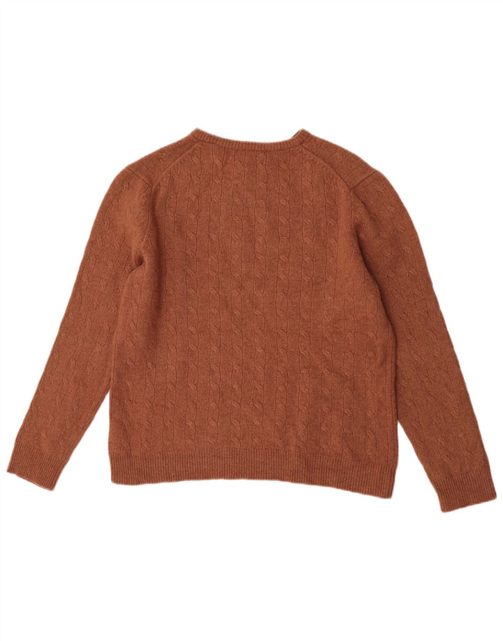 Maglione maglione girocollo da ragazzo Marks & Spencer 12-13 anni Marrone