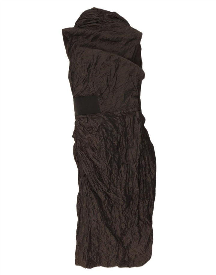 Abito avvolgente senza maniche da donna ALL SAINTS UK 10 piccolo nero