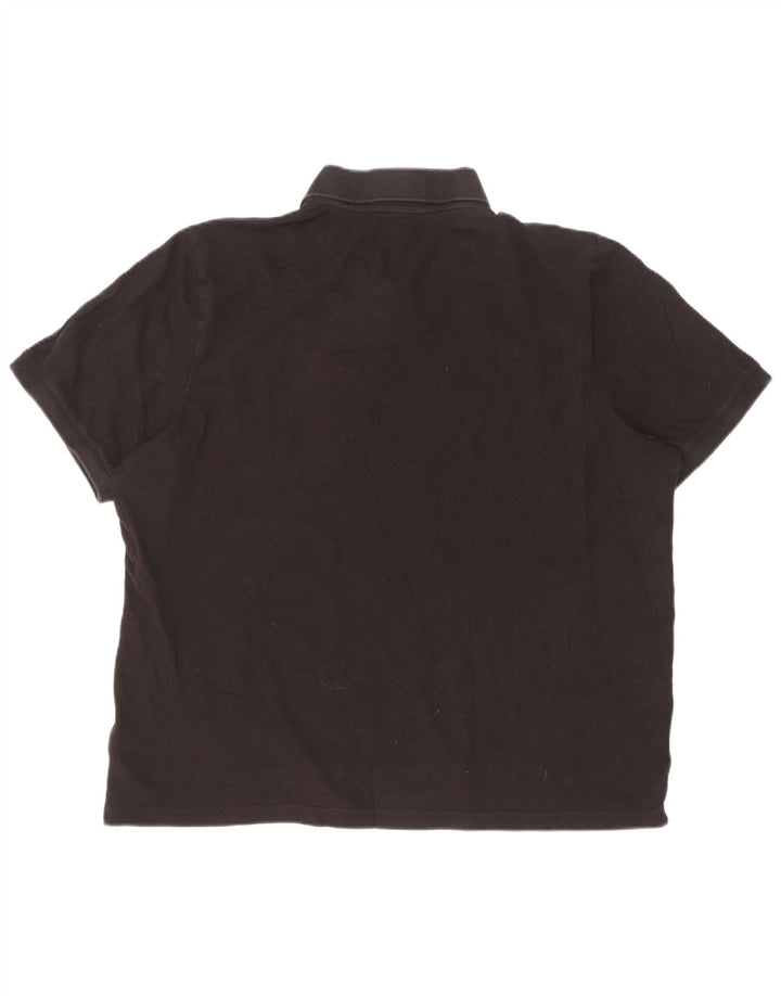 Polo Puma da uomo XL in cotone nero
