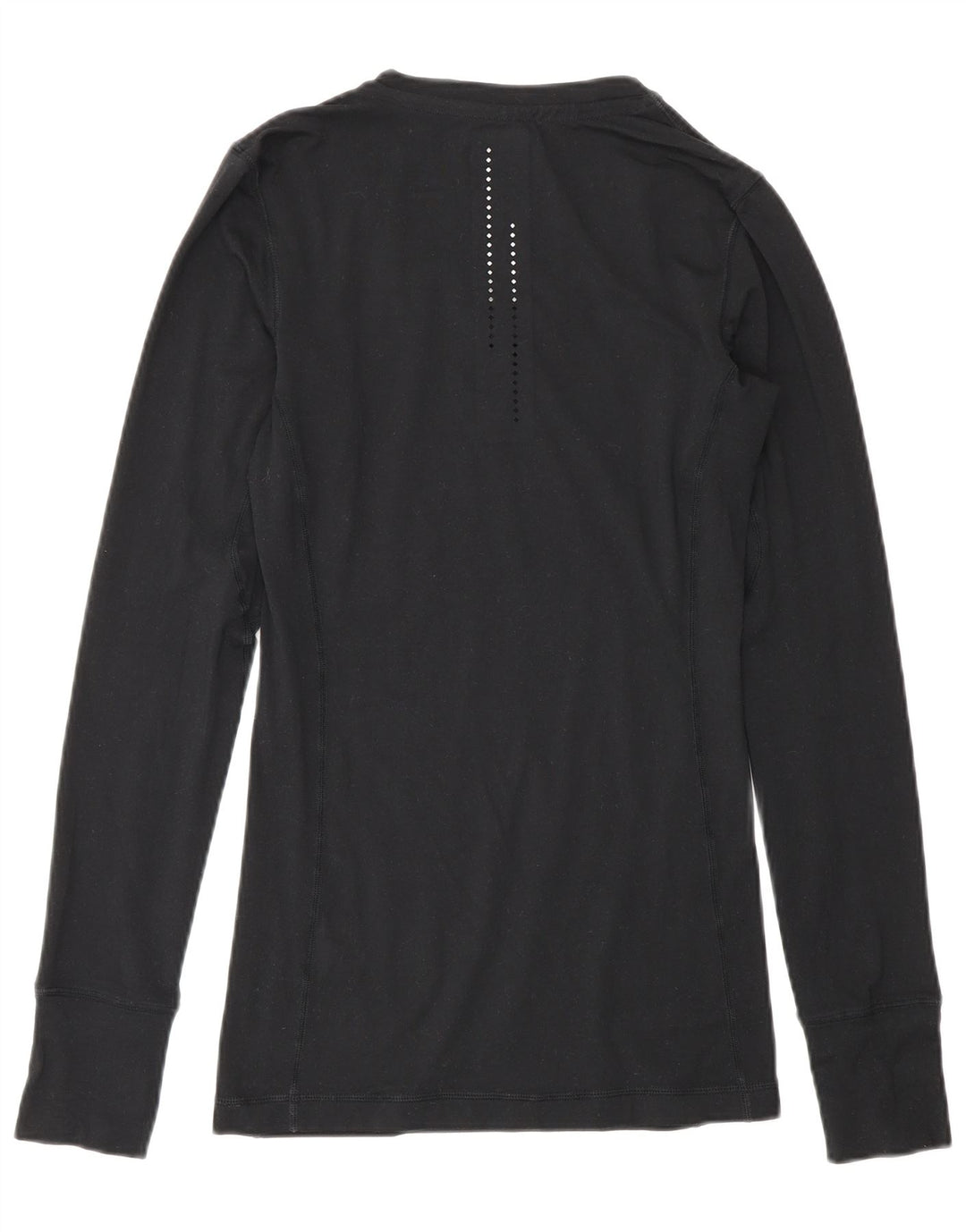 Top Nike Dri Fit Graphic da uomo a maniche lunghe XS poliestere nero