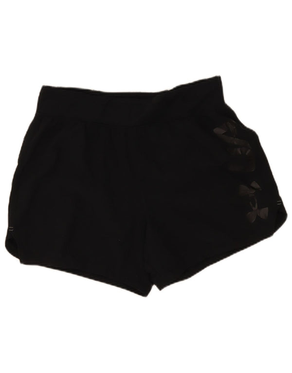 Pantaloncini sportivi grafici da uomo Under Armour grandi neri