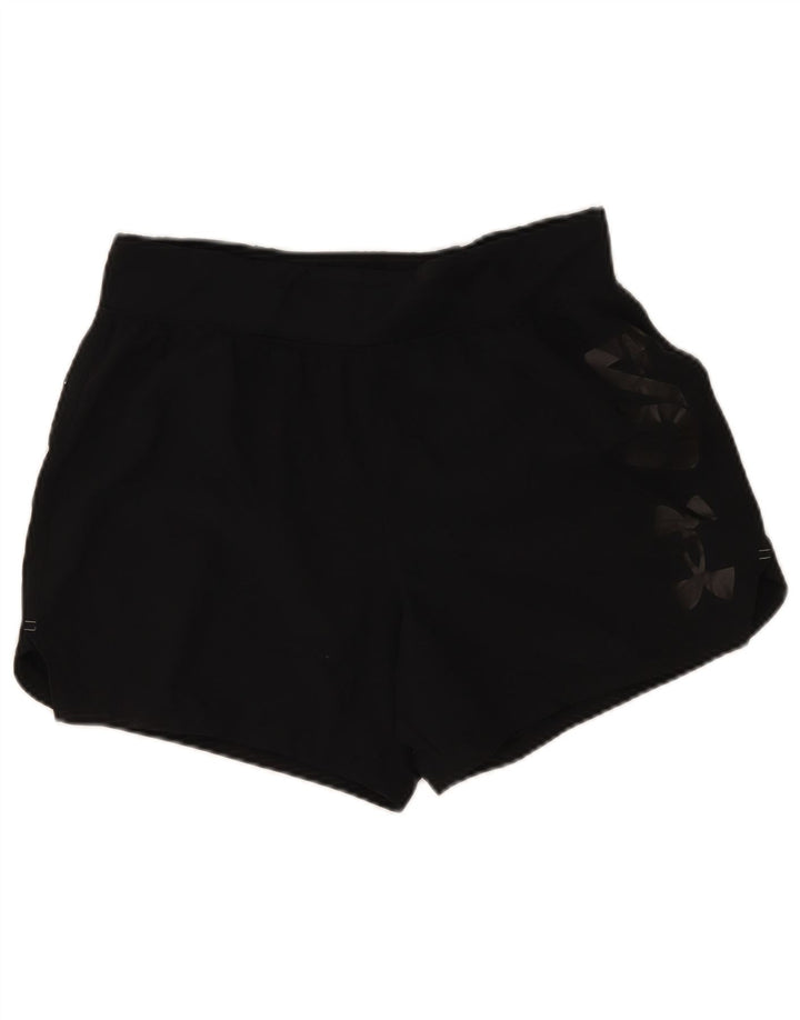 Pantaloncini sportivi grafici da uomo Under Armour grandi neri