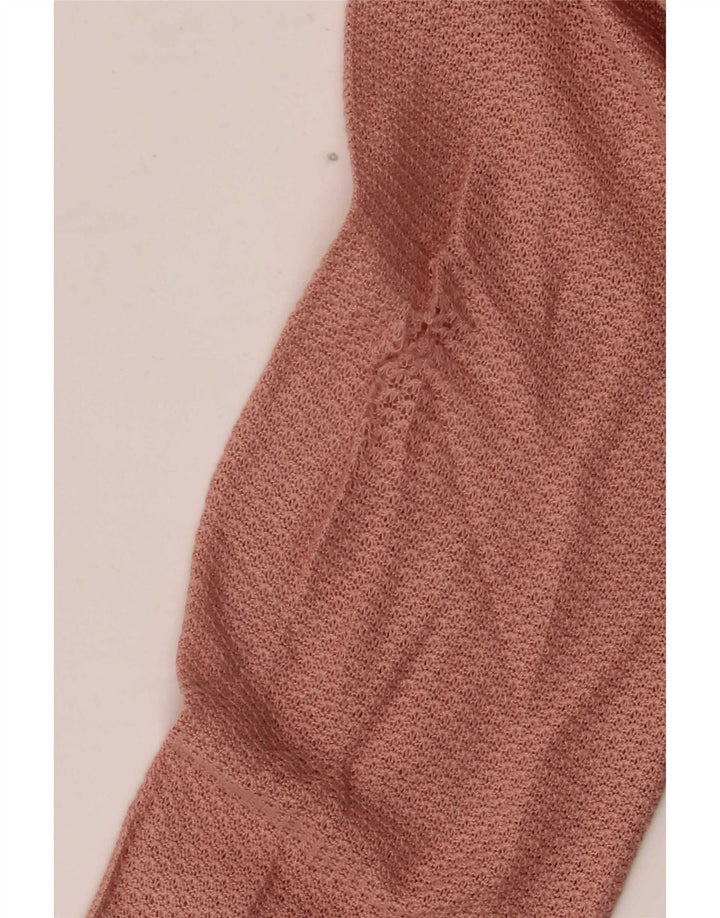 Maglione maglione girocollo da uomo Zara grande rosa