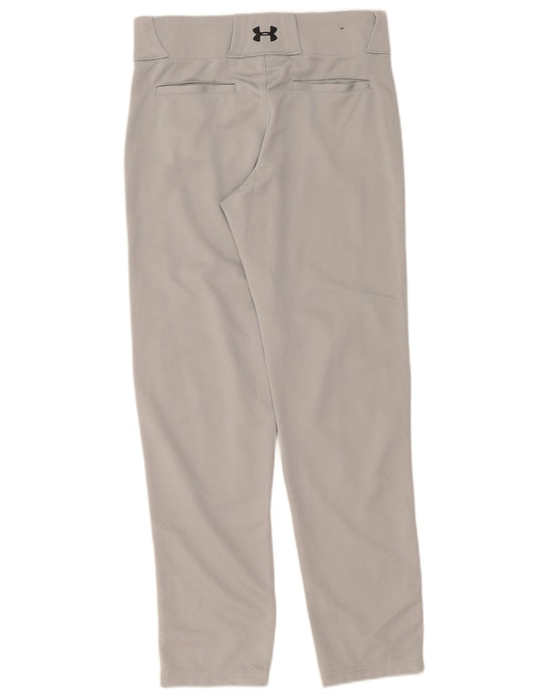 Pantaloni casual Under Armour da ragazzo Heat Gear 13-14 anni XL W30 L29 Grigio
