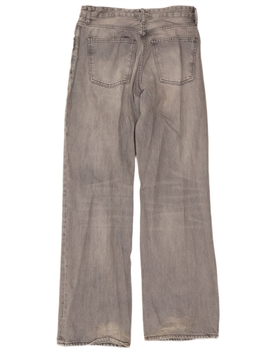 Jeans Zara da donna a gamba larga EU 38 medio W28 L33 cotone grigio