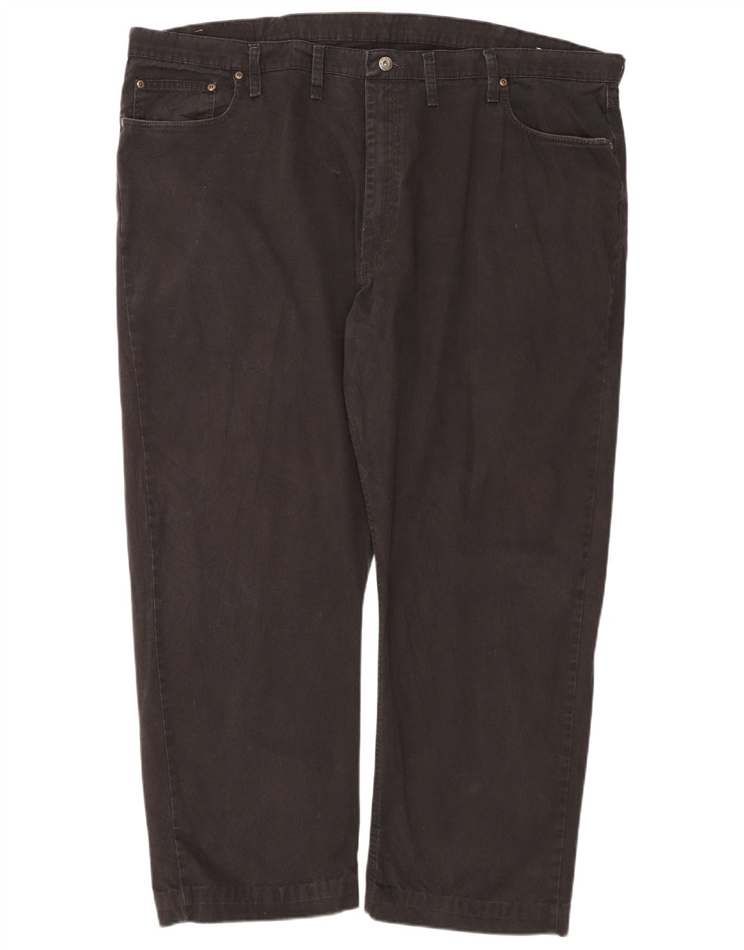 Jeans dritti da uomo WRANGLER W46 L30 cotone nero