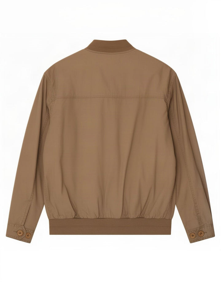 Bomber vintage da uomo IT 52 XL in cotone beige