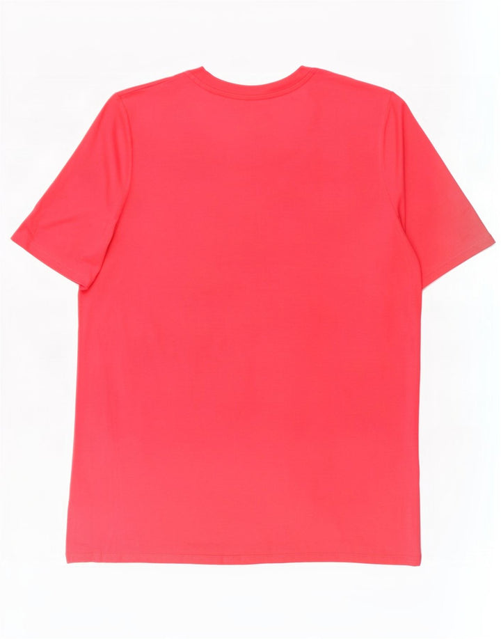 T-shirt da donna Ted Baker taglia 4 grande poliestere rosa