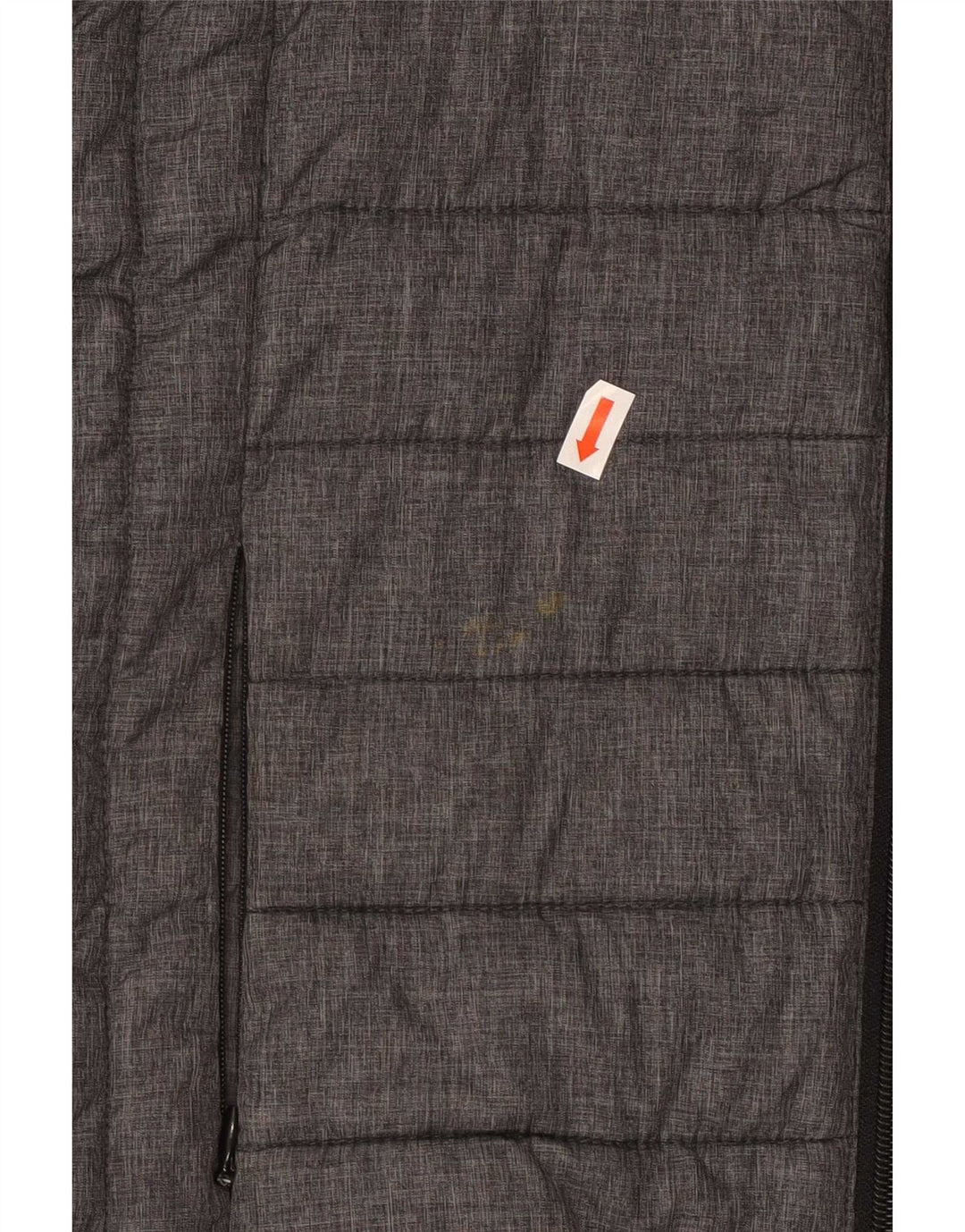 Ellesse Giacca imbottita oversize con cappuccio da donna UK 10 Small Grigio Poliammide