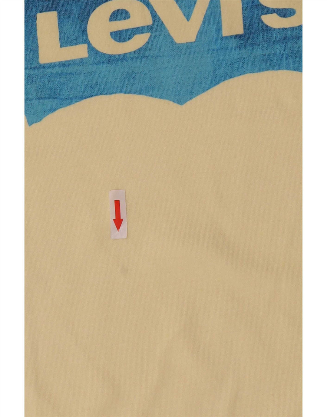 T-shirt grafica da uomo Levi's Top in cotone giallo medio