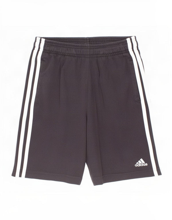 Pantaloncini sportivi Adidas da ragazzo 11-12 anni in cotone nero