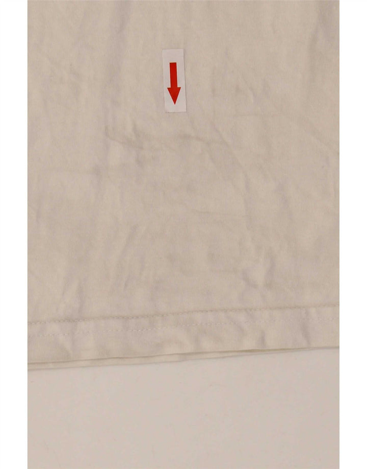 T-shirt Fila da uomo Top in cotone bianco medio