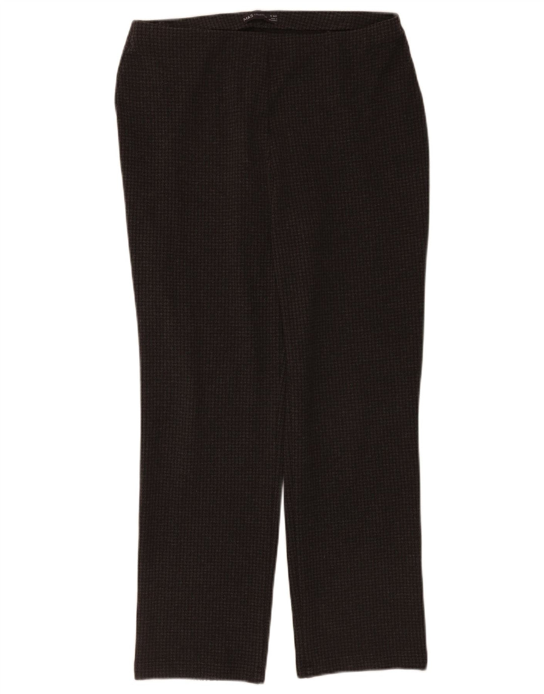 Pantaloni casual da donna Marks & Spencer UK 12 medi W32 L28 neri