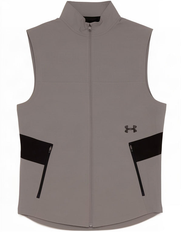 Giacca da ginnastica senza maniche da uomo Under Armour Small Grey Colourblock