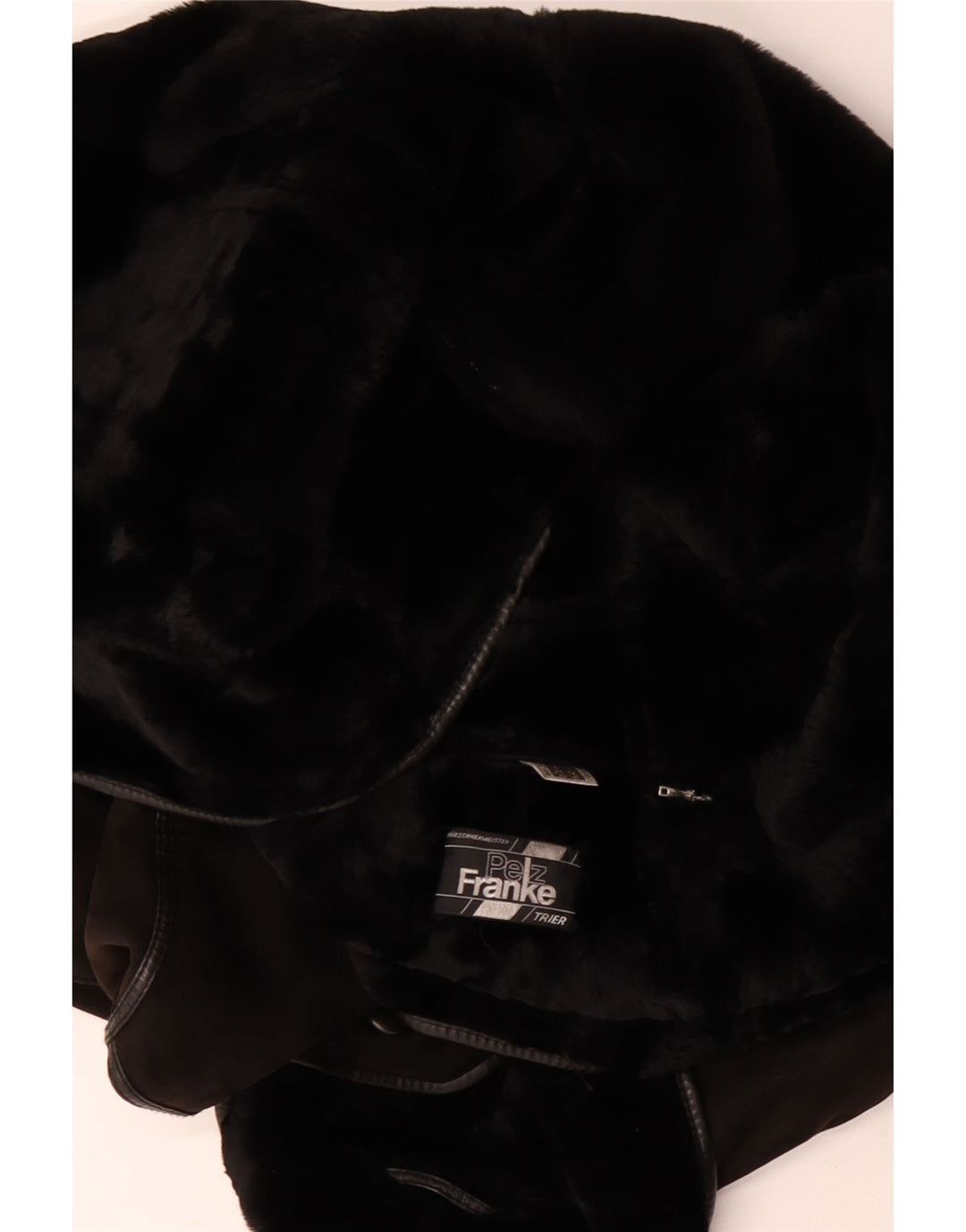 Cappotto in shearling da donna VINTAGE UK 14 Grande pelle marrone