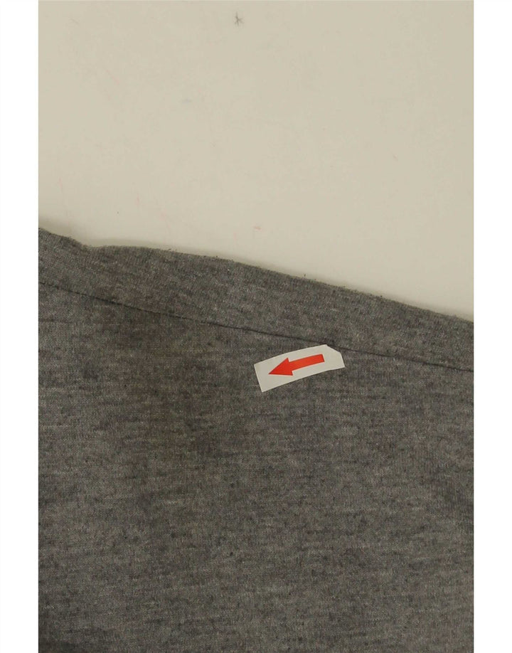 Maglione cardigan da uomo vintage in poliestere grigio medio