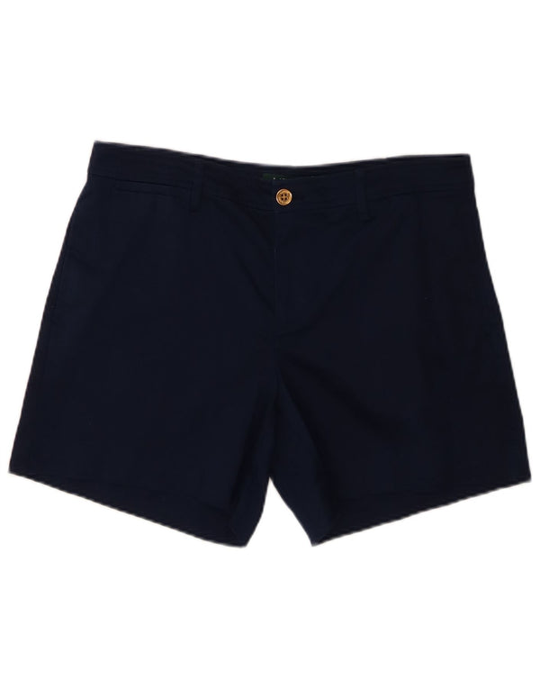 Pantaloncini chino da donna Ralph Lauren US 8 medi W32 cotone blu navy