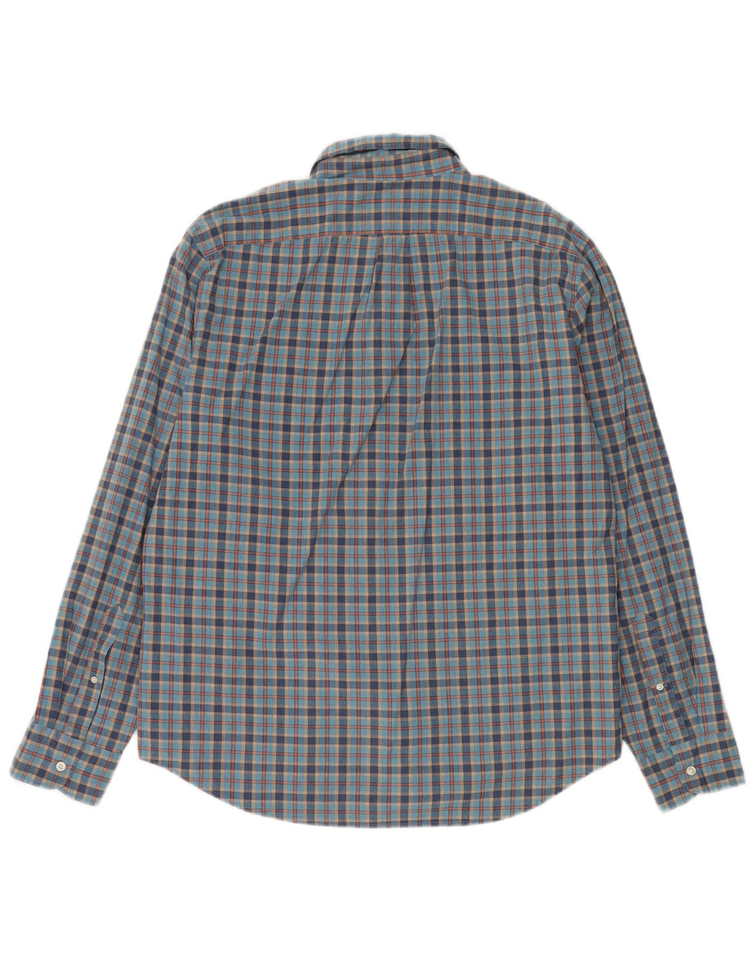 Camicia da uomo J. Crew vestibilità classica, cotone a quadri blu grande