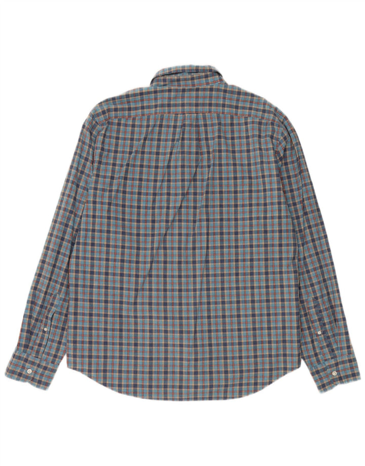 Camicia da uomo J. Crew vestibilità classica, cotone a quadri blu grande