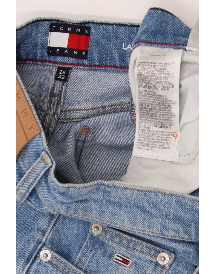 Jeans dritti da uomo Tommy Hilfiger W29 L32 cotone blu