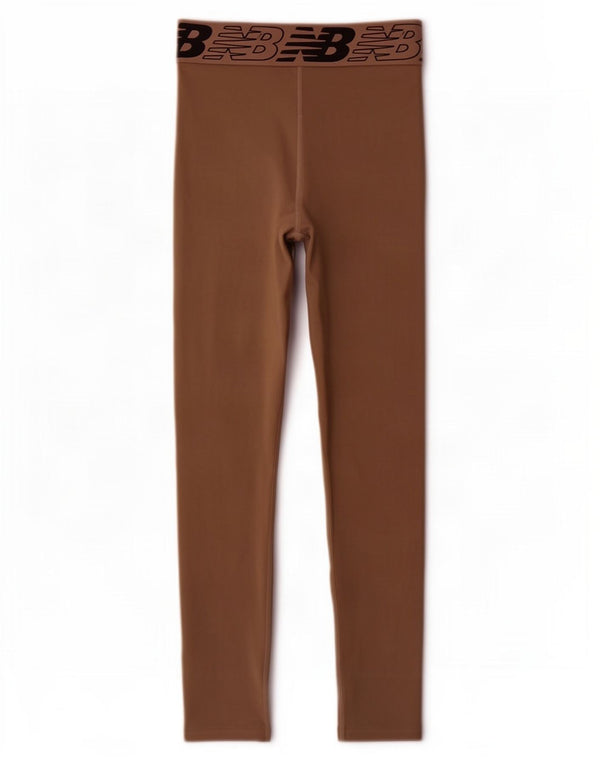 Leggings grafici da donna New Balance UK 10 Small Beige Colourblock