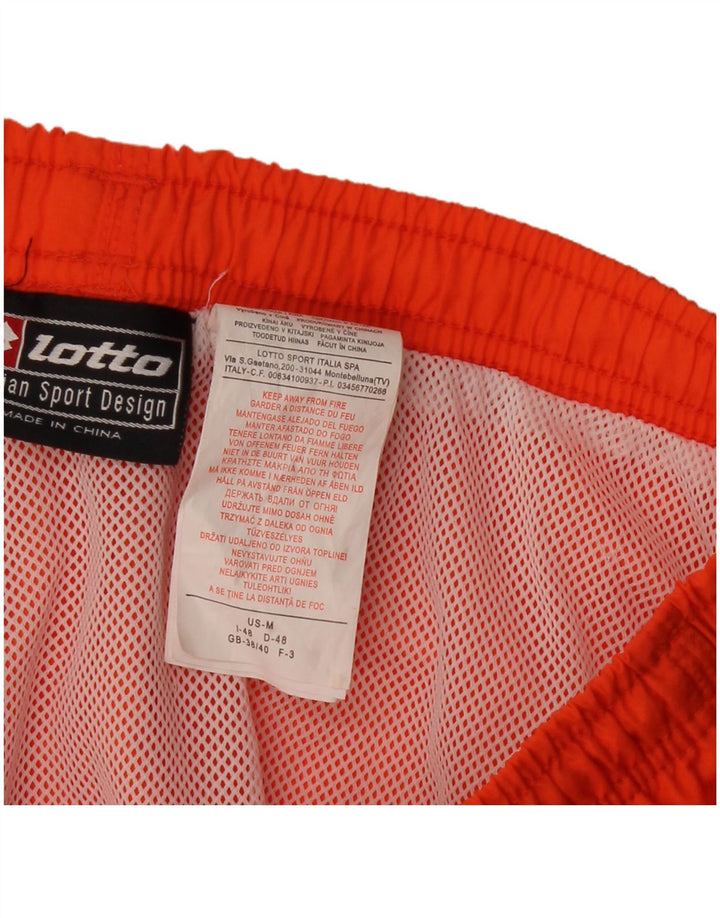 Pantaloncini da bagno da uomo Lotto UK 38/40 Poliammide arancione medio