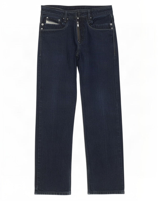 Jeans dritti da ragazzo Diesel 13-14 anni W28 L29 cotone blu navy