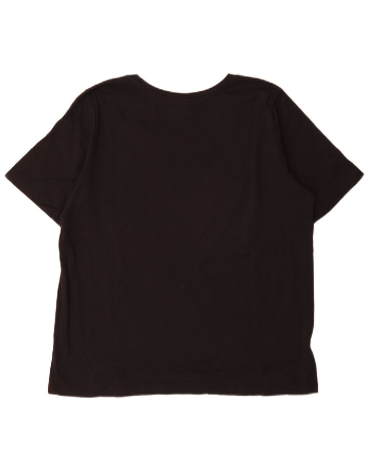 T-shirt da uomo Champion Top grande nera
