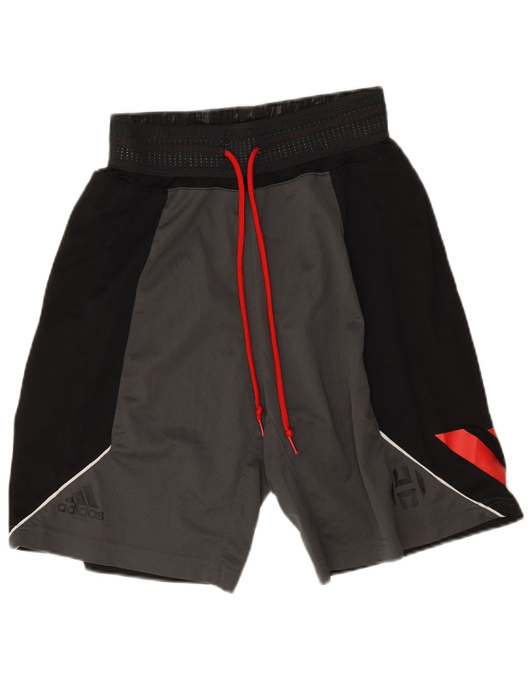 Pantaloncini sportivi ADIDAS Aeroready da uomo in poliestere color block grigio medio