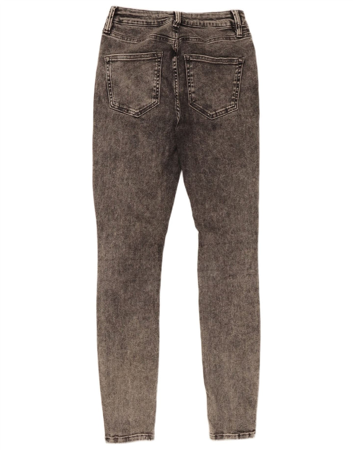 Jeans skinny da donna ALL SAINTS medi W28 L29 cotone grigio