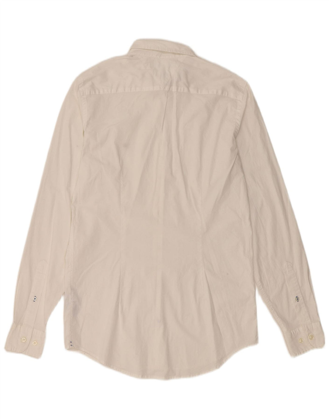 TOMMY HILFIGER Camicia slim fit da uomo piccola in cotone bianco