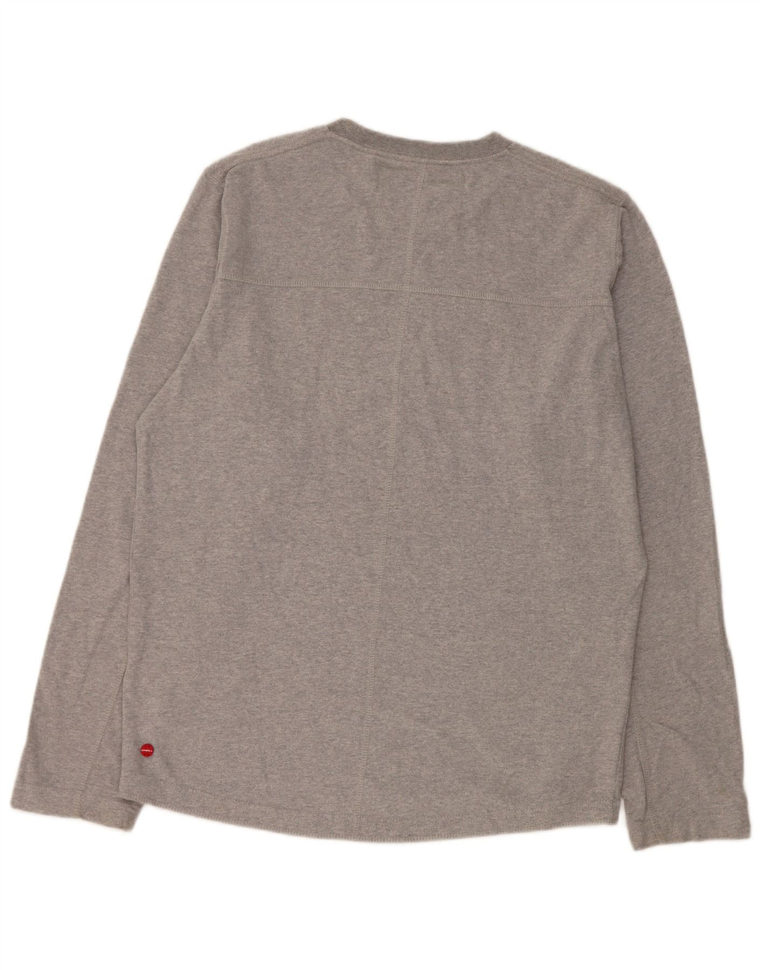 Top grafico da uomo O'Neill a maniche lunghe XL in cotone grigio