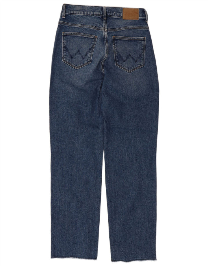 Jeans dritti da donna Wrangler W26 L28 cotone blu