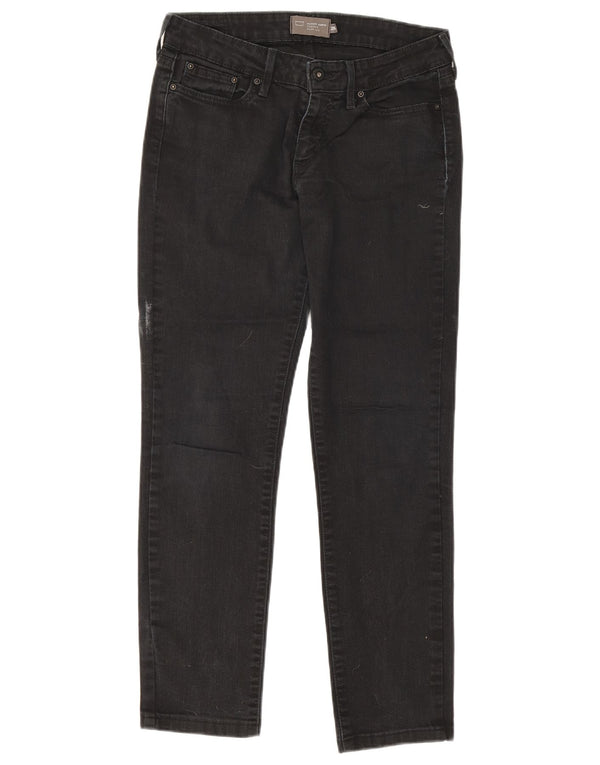 Jeans Levi's da donna slim leggermente curva vestibilità classica W28 L27 cotone nero