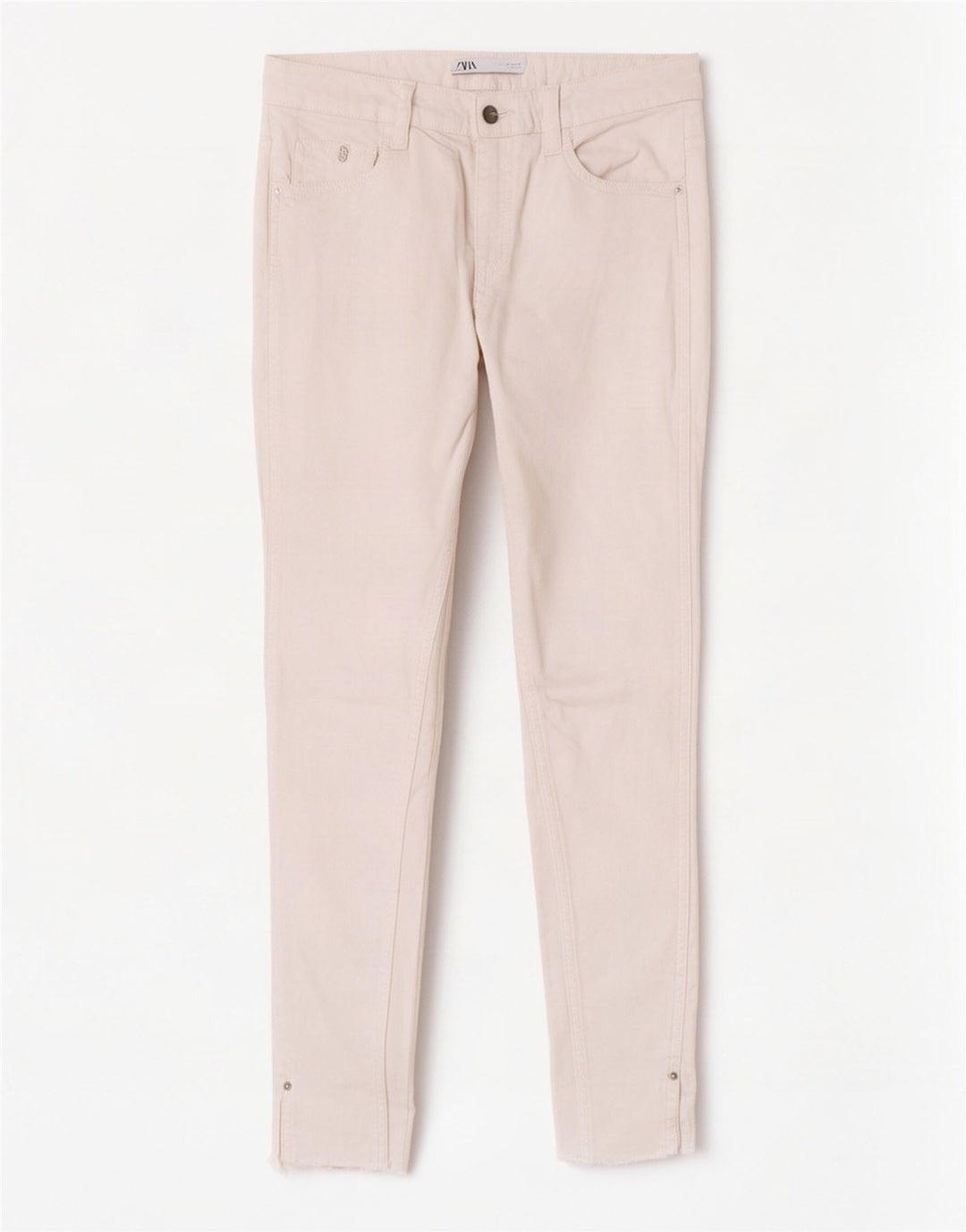 Jeans skinny da donna Zara EU 38 Small W28 L27 Bianco