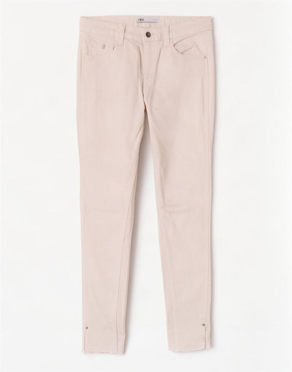 Jeans skinny da donna Zara EU 38 Small W28 L27 Bianco