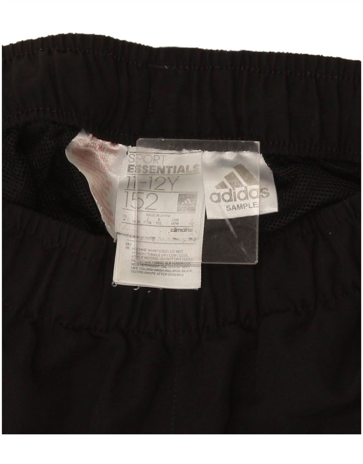 Pantaloncini sportivi Adidas da ragazzo 11-12 anni in poliestere nero