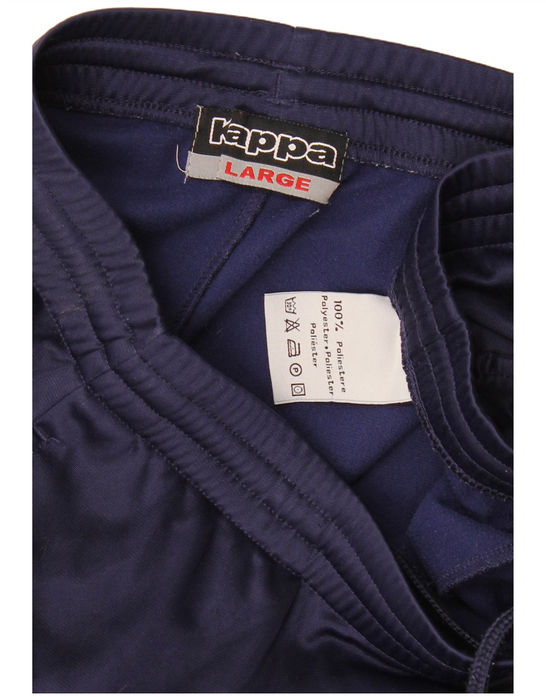 Pantaloni da tuta da uomo KAPPA grandi in poliestere blu navy