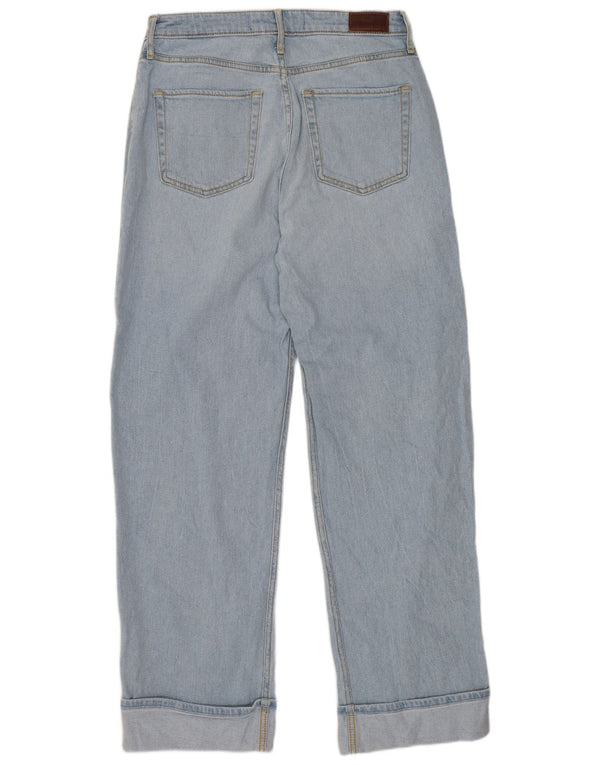 Jeans Hollister Dad da donna a vita ultra alta US 11 Large W30 L31 Cotone blu