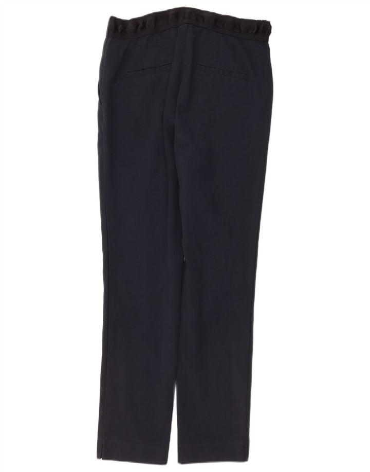 Pantaloni chino slim da donna Zara medi W30 L28 cotone nero
