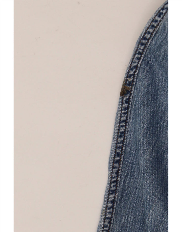 Camicia in denim western da uomo Carrera 2XL cotone blu classico