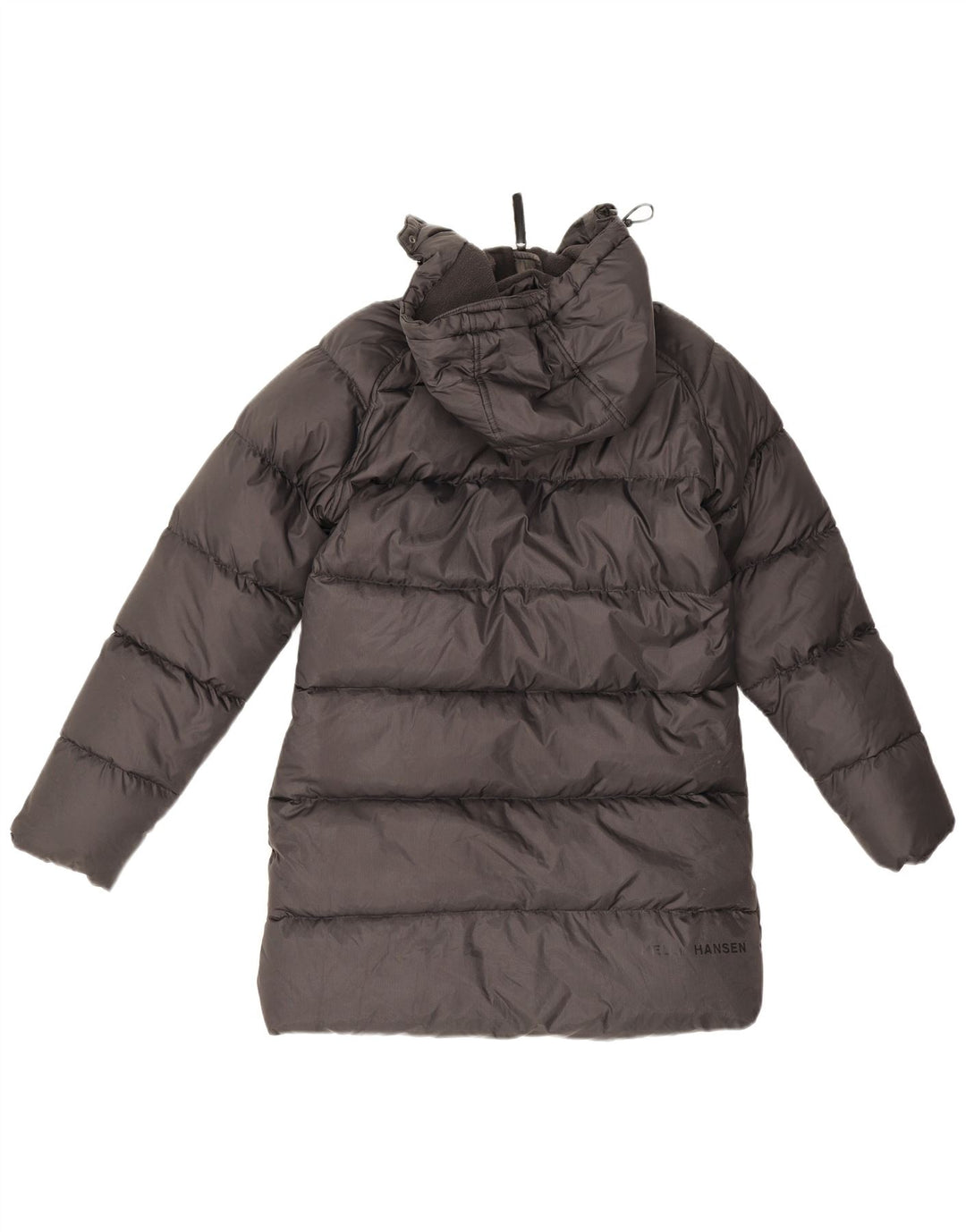 Cappotto imbottito oversize con cappuccio da donna Helly Hansen UK 10 piccolo nylon nero