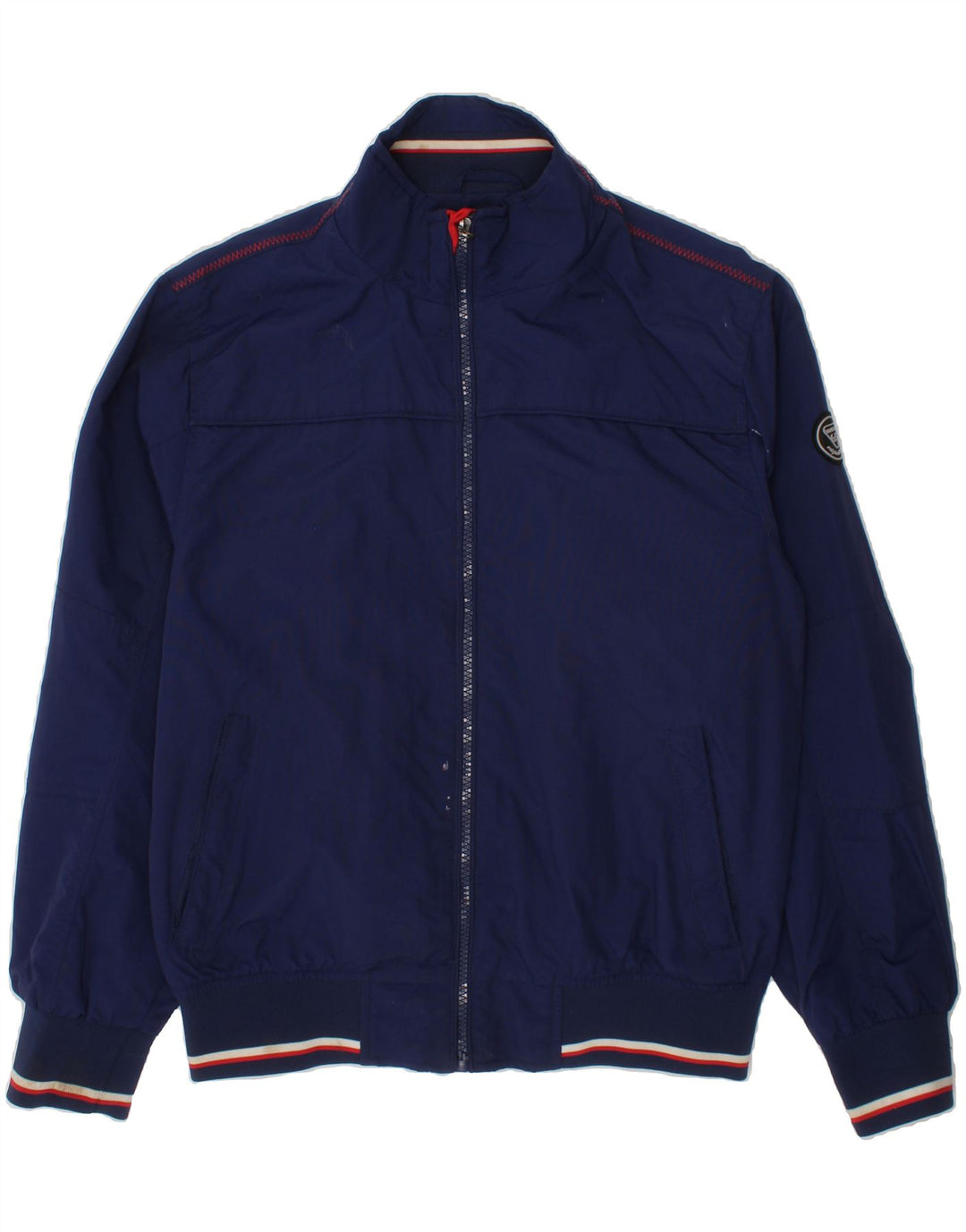 WPM Boys Tracksuit Top Jacket 13-14 Years XL Navy Blue Nylon Vintage WPM and Second-Hand WPM from Messina Hembry 