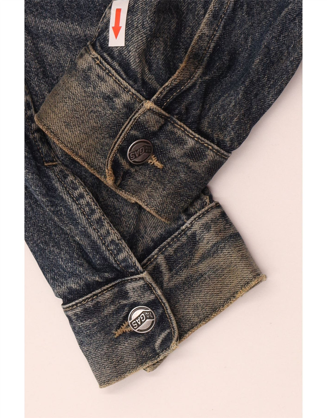 Giacca in denim da donna Gas UK 14 cotone blu navy medio