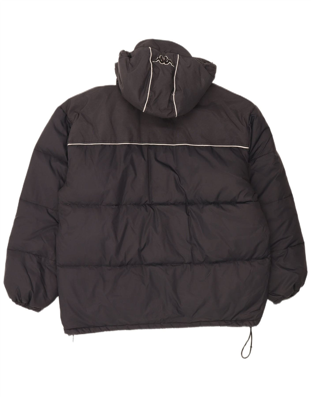 Giacca imbottita con cappuccio da uomo Kappa UK 44 2XL nylon nero