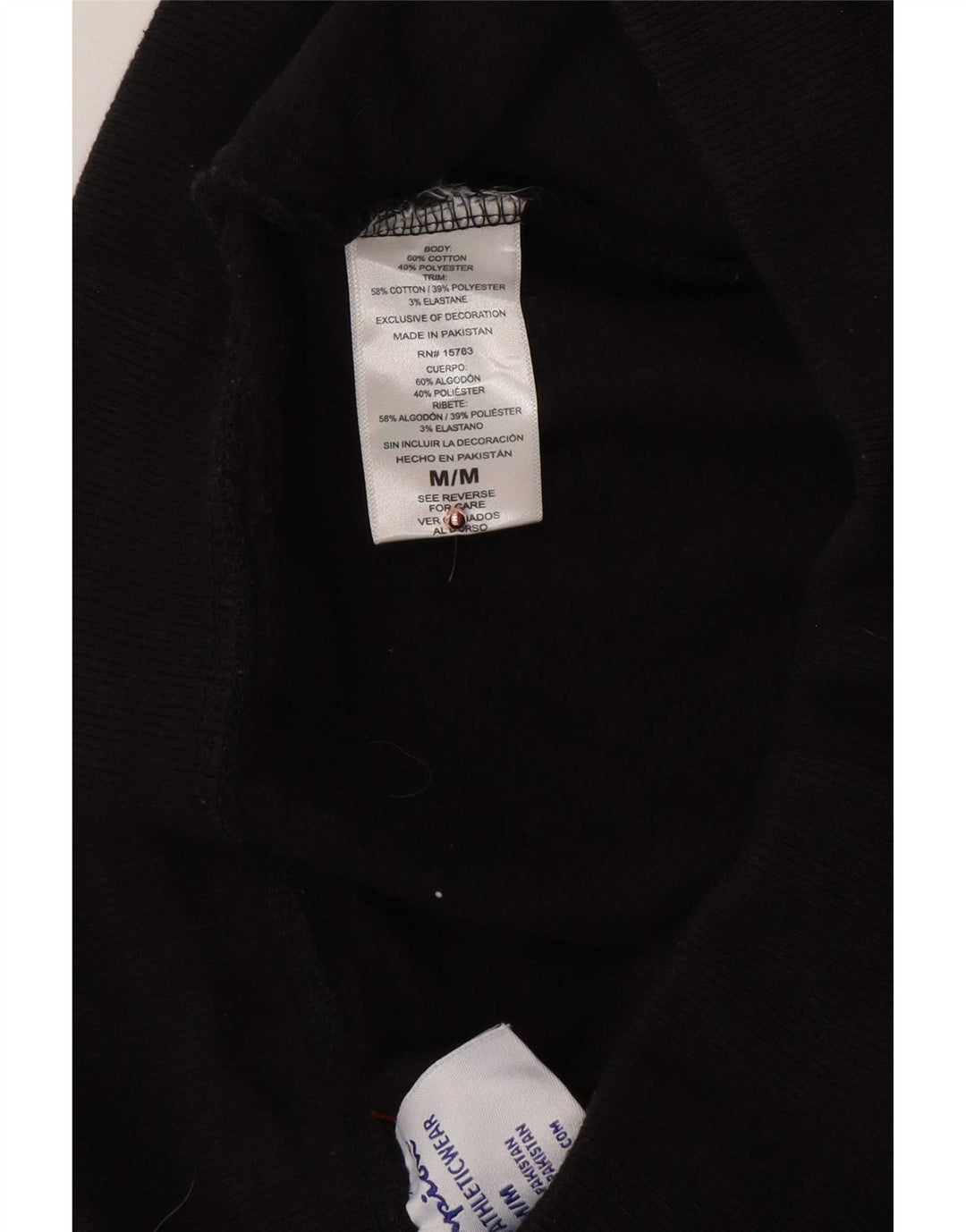 Pantaloni da tuta da uomo Champion Joggers medio cotone nero