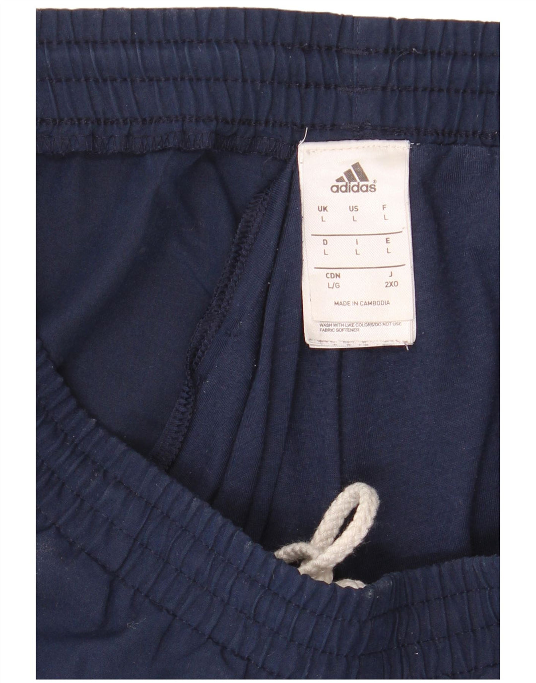 Pantaloni da tuta da uomo Adidas Joggers grandi in poliestere blu navy