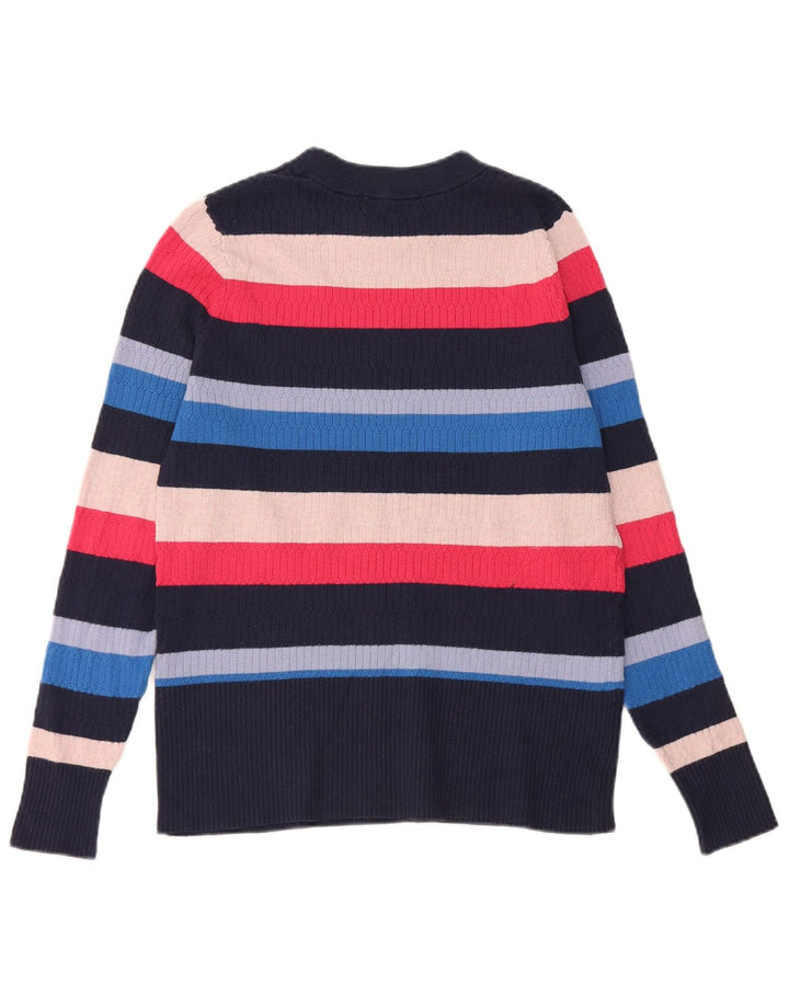 Maglione maglione girocollo da donna Marks & Spencer UK 16 grande multicolore